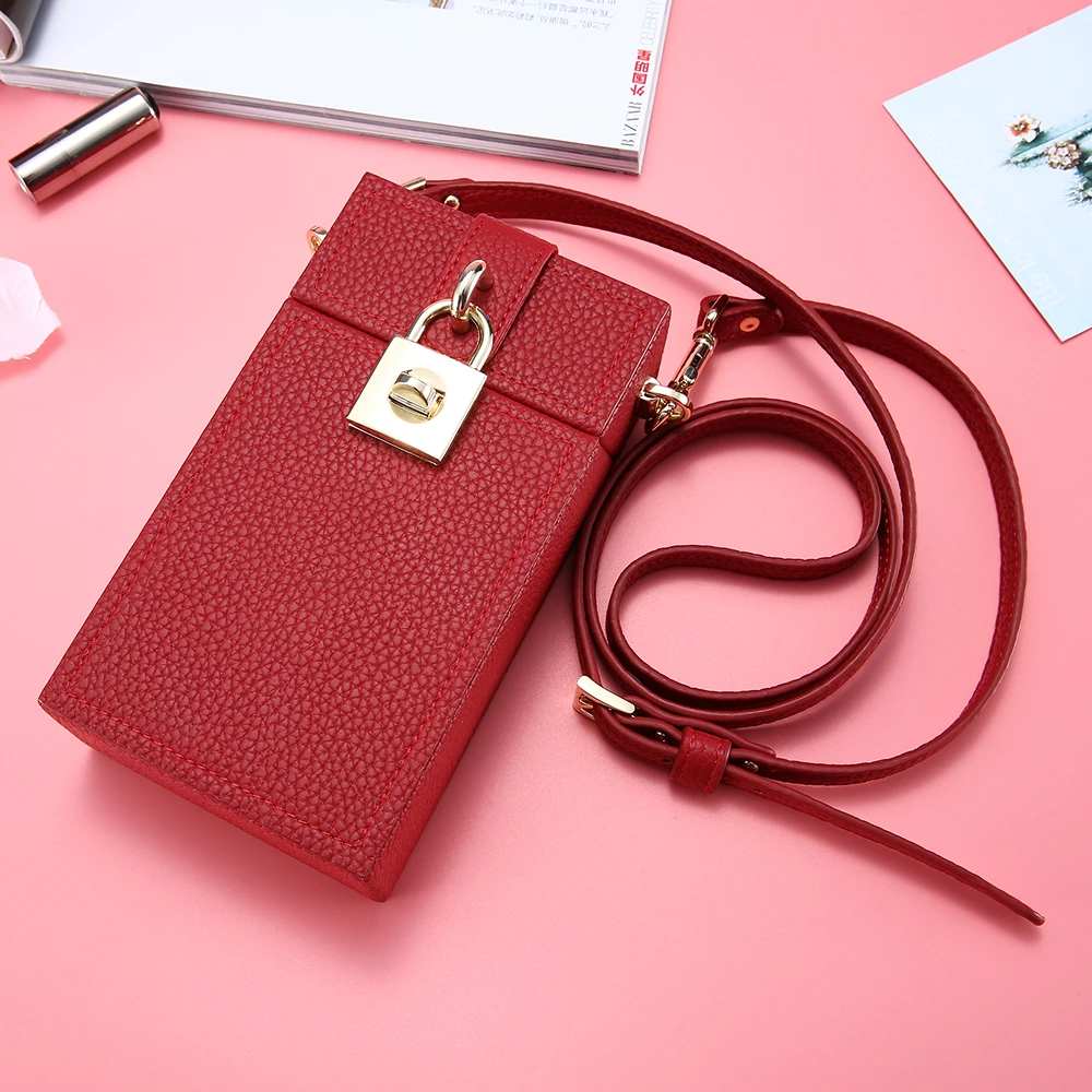 

FLOVEME Universal Messenger Phone Case Bag For iPhone X 8 7 6S 6 Plus For Samsung S10 S9 Plus Sexy Girly Phone Bag Covers Pouch