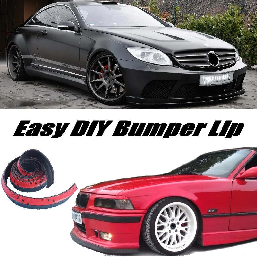 Bumper Diflector Splitter Lip Body Kit For Mercedes Benz CL MB C140 C215 C216 W215 W216