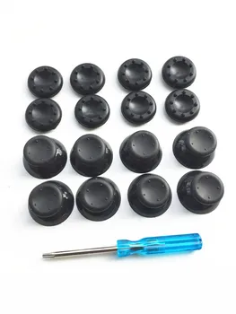 

8pcs Black / Gray 3D Analog Joystick + Tool for Xbox 360 Controller+8pcs silicone Thumbsticks Stick Caps for X box 360 Repair
