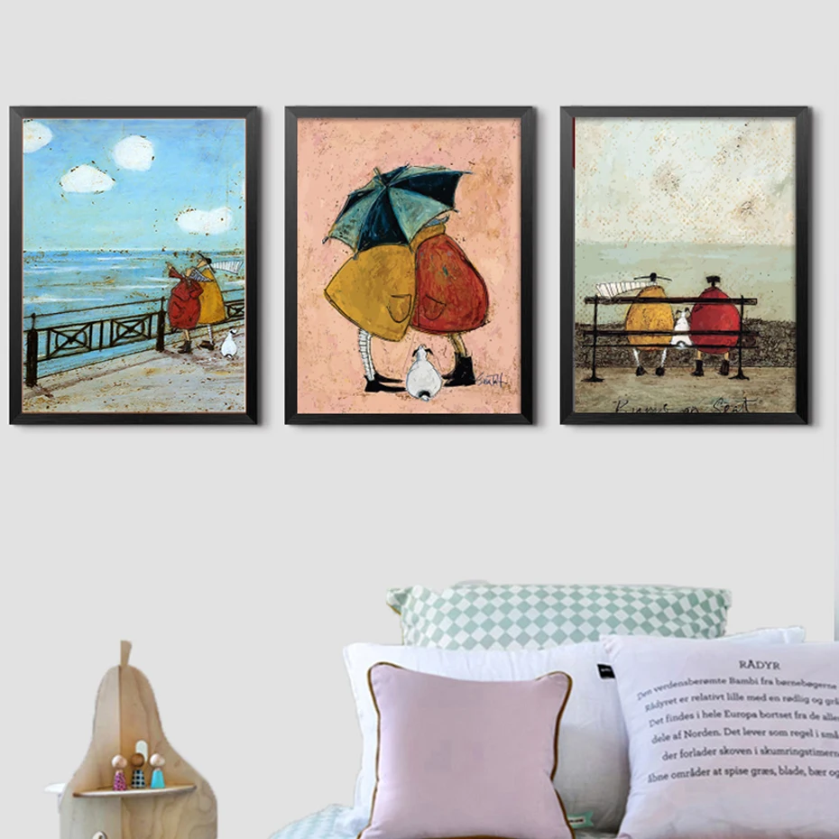 

Retra Canvas Painting Astract Oil Print Poster Cuadros Art Canvas Wall Picture for Living Room Bedroom Home Decor No Frame