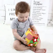 Милые Детские Обучающие пуговицы на молнии со шнуровкой кубик детский матерчатый плюшевый игрушка