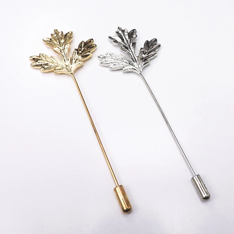 

Maple Leaf Brooch Vintage Golden Maple Brooch Carving Leaves 2 Colors Brooch for Women And Men Clothing Dress Accessories