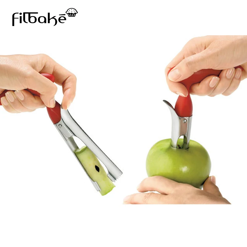 

FILBAKE Gadget Stainless Steel Fruit Nucleus Apple Cores Puller Plastic Creative Coring Core Remover Tool kitchen accessories