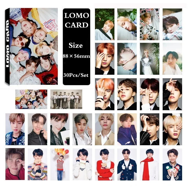 LOMO Card KPOP BIGBANG/EXO/BLACKPINK/GOT7/IKON/RED VELVET/SJ/NCT127/IZONE/TXT/TWICE/MONSTAX/Album Small Cards Photo Photocard - Цвет: KP-11