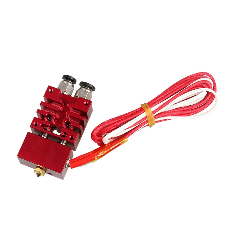 

3D Printer Parts Improved Cyclops 2 In 1 Out Colour Mixture Hotend With Thermistor And Heater 0.4mm/1.75mm