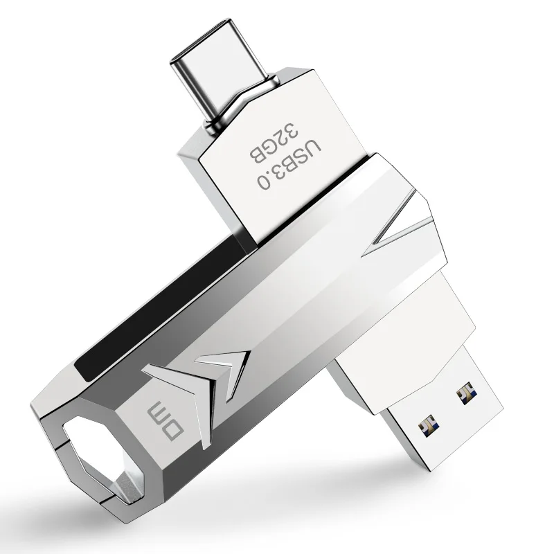 DM PD098 USB флеш-накопитель 32 Гб OTG металлический USB 3,0 флеш-накопитель ключ usb флеш-накопитель Тип c высокоскоростная Флешка флеш-накопитель карта памяти usb