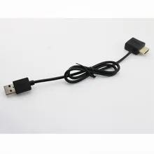 1х HDMI Мужской и Женский адаптер A/V к USB 2,0 A мужской блок питания Соединительный шнур 50 см/1.5ft черный
