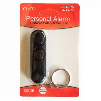 

120db Self Defense Alarm Anti-Attack Anti-Rape Security Girl Women Security Protect Alert Safety Panic Loud Alarm Keychain Alarm