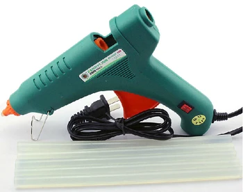 

100W Copper Nozzle Glue Gun Hot Melting glue gun For Hair Accessory Heavy Duty Power Tool