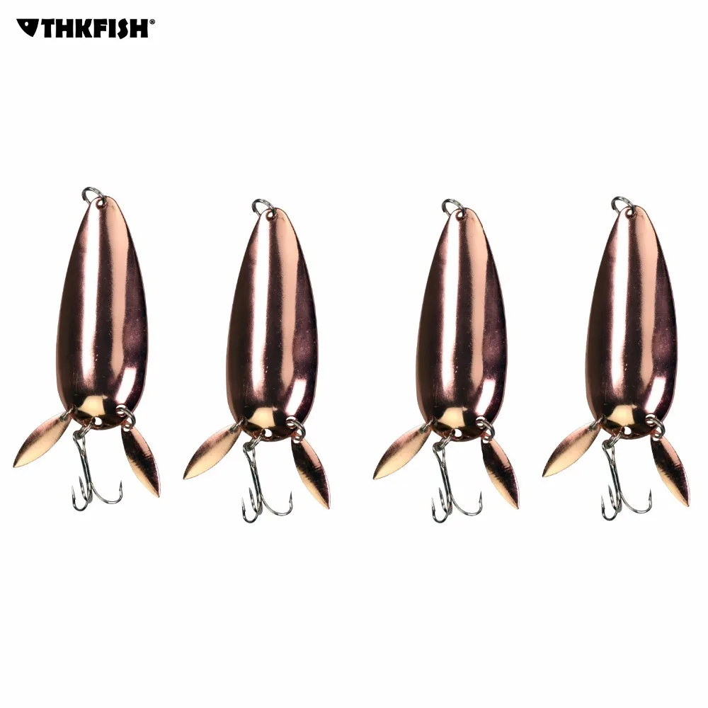4pcs/set Bass Fishing Spoons Lure With Double Willow Blades 23g/0.8oz