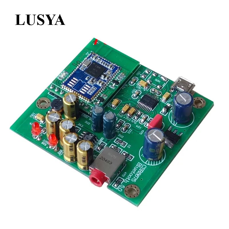 

Lusya CSR8675 Bluetooth 5.0 Audio Receiver PCM5102 DAC Decoder HiFi Lossless APTX HD T0391
