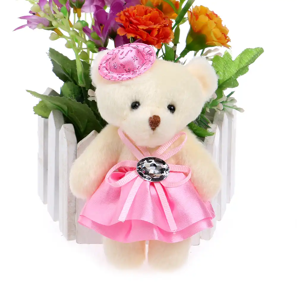 detail feedback questions about lovely cute hat baby girl teddy bear