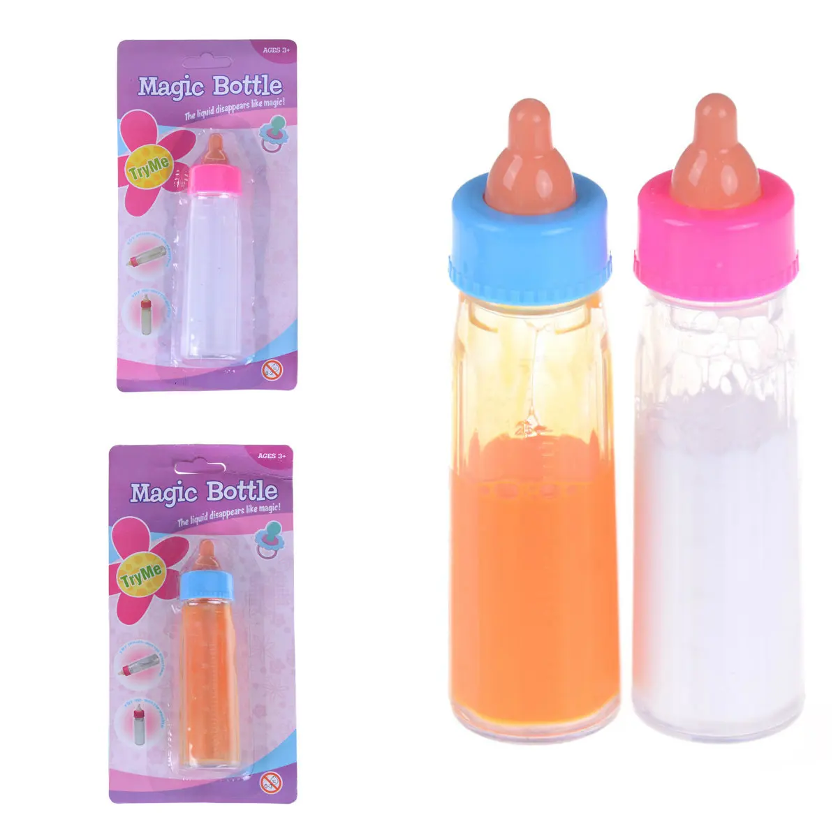baby doll bottle disappearing milk