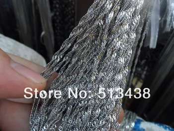 

Free ship! 100 meters Fashion Stainless Steel 3mm exquisite Water wave chain.jewelry finding DIY LOLI girls necklace in Bulk