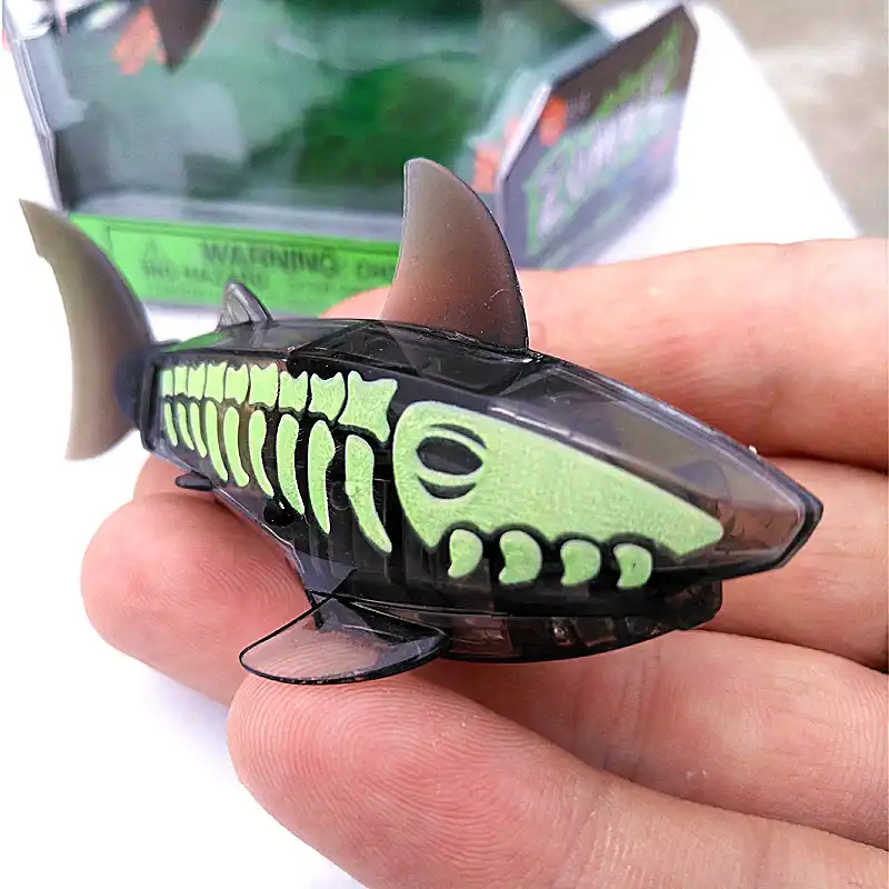 ミニ発光電子ペットおもちゃのサメ自動水泳でダーク魚ロボットペットのためタンク飾る魚 Electronic Pets Aliexpress