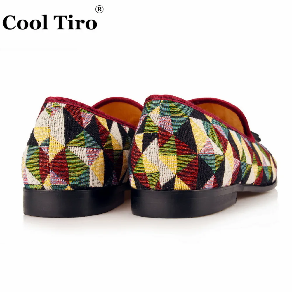 Men Loafers Tassel Slippers Flat  (13)