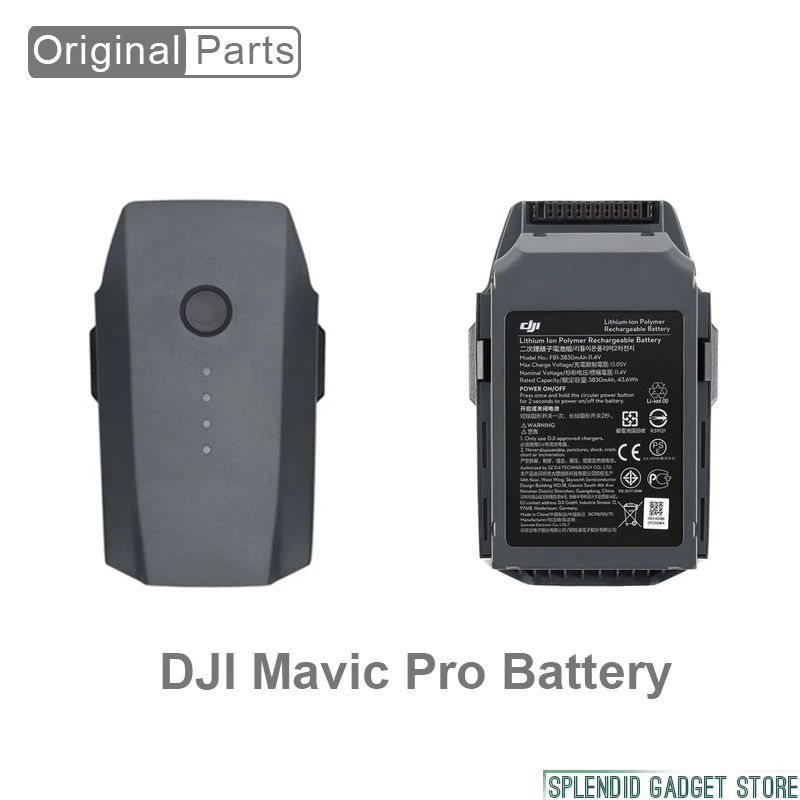 

Original Drone Battery for DJI Mavic Pro View Battery Status via DJI GO App Max 27-min flight time