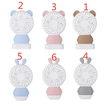 

Mini USB Fan LED light Battery Operated USB Power Portable Hand Handheld Pocket Fan Air Cooler Electric Laptop Fan home Office