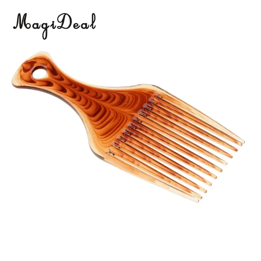 MagiDeal Professional Grade High Quality Hair Pick Afro Pick Wigs Hair Extensions Styling Pik Smooth Hair Tool Hair Pick Comb