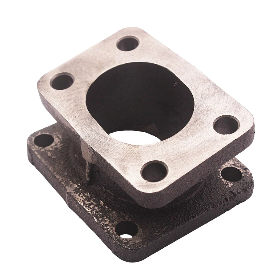 

Universal Heavy Cast Iron Turbo Adapter Flange For Garrett T3 to T4 Turbocharger with 15 degree