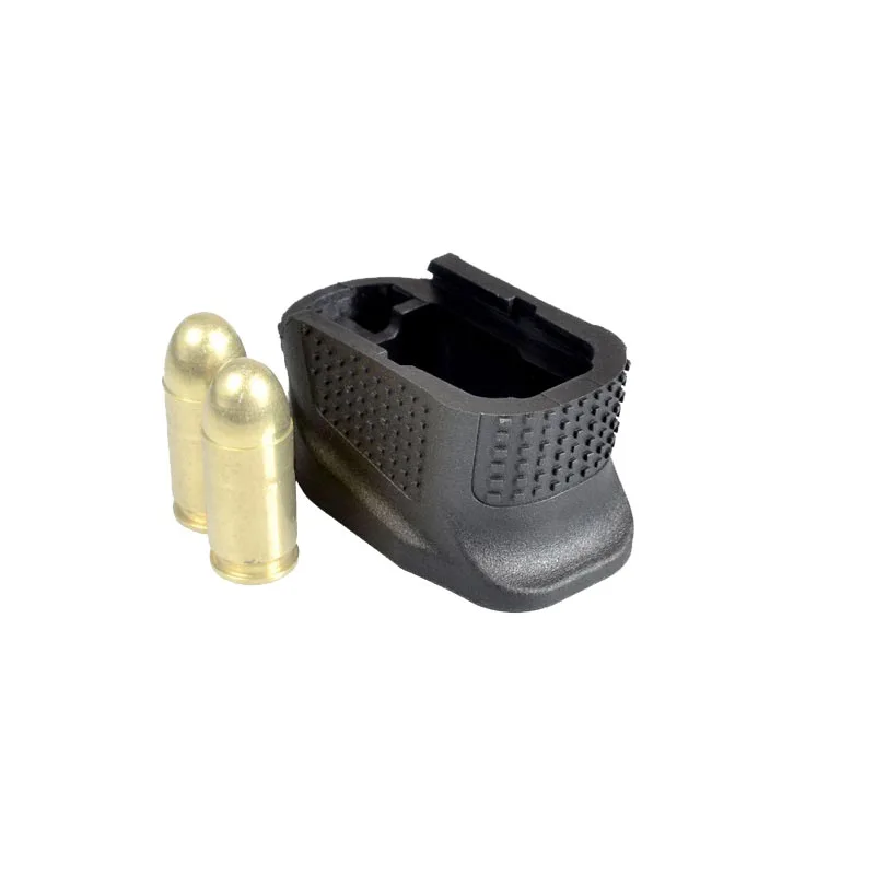 + 2 патрона Glock 43 Magazine Extension Plus Mag Улучшенная Базовая пластина для журнала