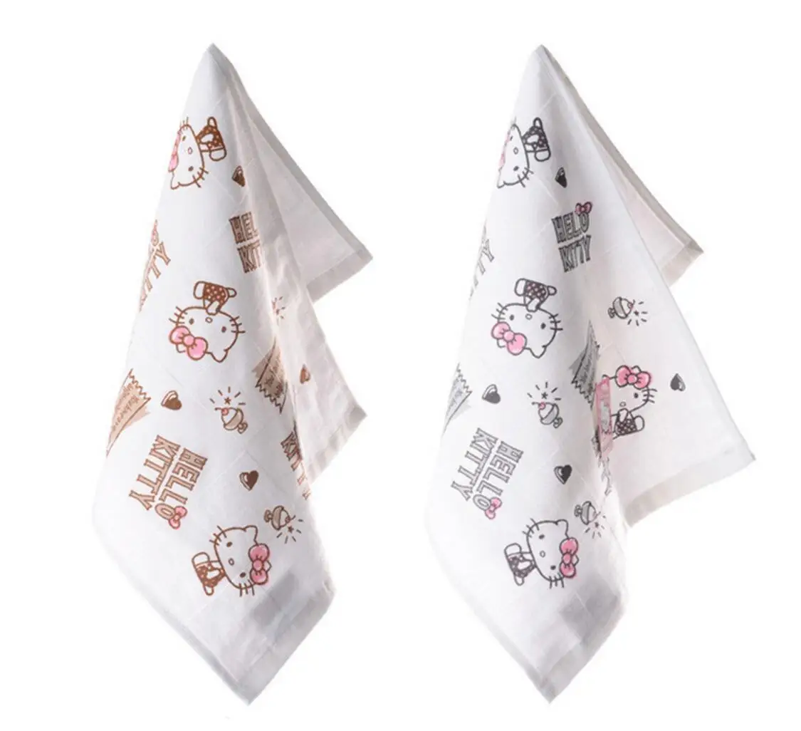 

5 Pcs Cartoon Cotton Children Kid Face Towels