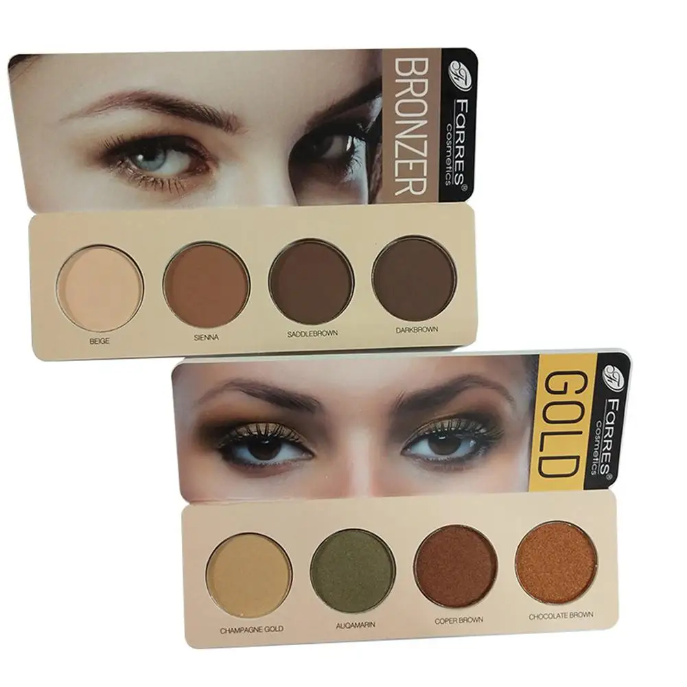 

Natural Matte Eyeshadow Palette Makeup 4 Colors Glitter Shimmer Long Lasting Pigment Eye Eyes Shadows Palette Cosmetic Kit