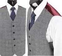 Wool Retro gentleman style tailor suits for men wedding party dresses custom made slim fit men 3 piece suits 4