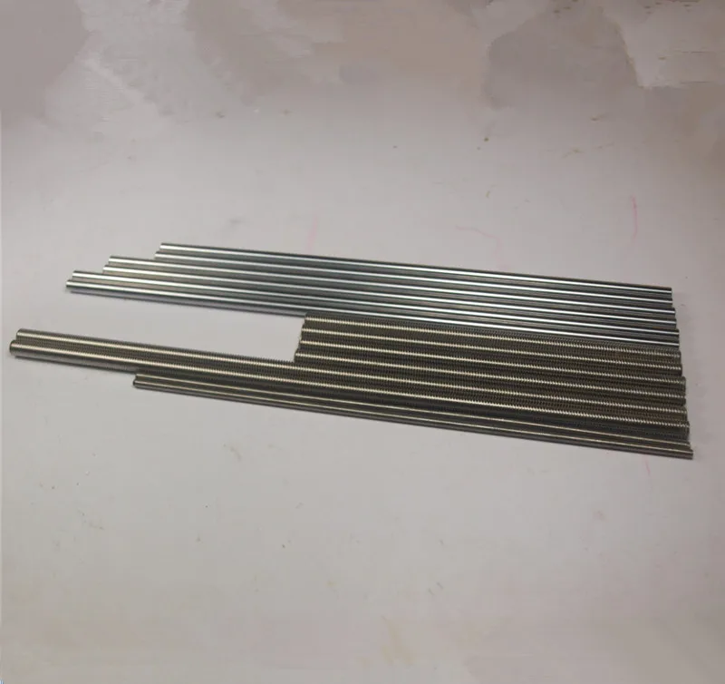 Reprap Mendel Prusa i3 Rework 3D printer smooth rods threaded rod kit/set 3D Printer DIY smooth and threaded rods
