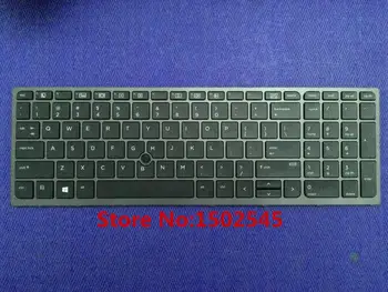 

Free Shipping Original Laptop Keyboard for HP ZBOOK 15 G3 ZBOOK 17 G3 US Keyboard with Backlight Grey Frame 848311-001