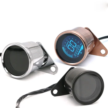 

NEW Universal Motorcycle Digital Motorcycle Speedometer Retro LCD Odometer Cafe Racer Tachometer indicator Scooter ATV Meter