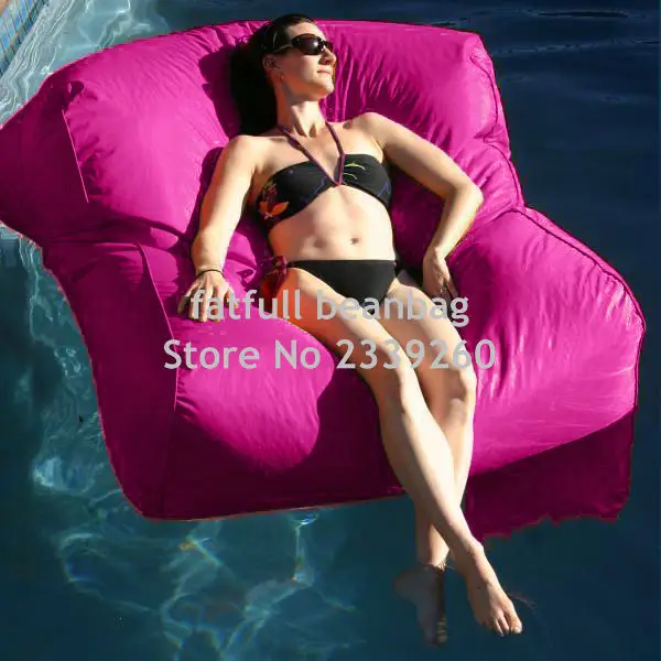 Cover only No Filler-Relax on land,float on water outdoor 2 function bean bag chair, outdoor furniture beanbag sofa seat