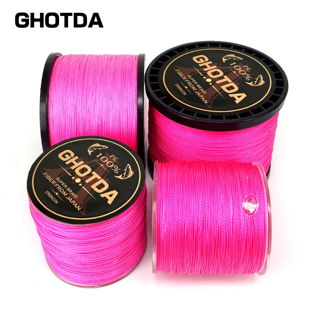 4 Strands 300M 500M 1000M PE Green Braided Fishing Line Sea Saltwater