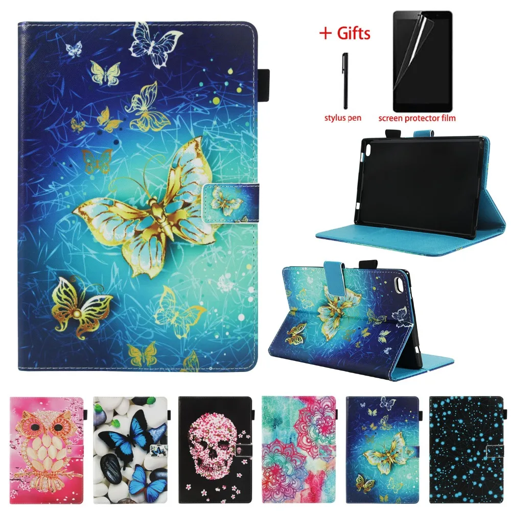 

PU Leather Cover Case For Lenovo Tab 4 8 TB-8504F TB-8504N Funda Tablet Folio Magnetic Stand Cover For Lenovo Tab 4 8.0 8" Case