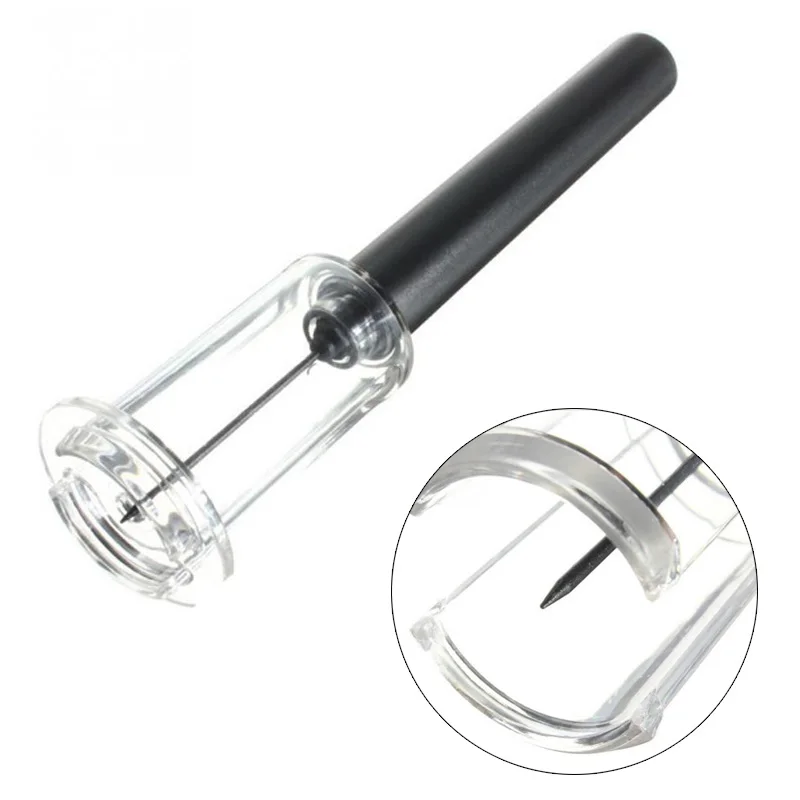 New Arrive Red Wine Plastic Tube Air Pressure Opener Needle Air Opener Home Kitchen Tools Home Kitchen Life Essential Hot