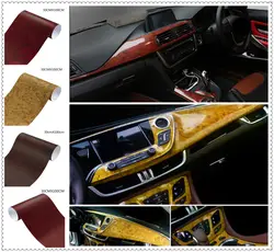 Автомобильная пленка для салона древесная зернистая бумага цвет яркая поверхность консоль для Land Rover 2,5 V6 найти 3 V6 V8
