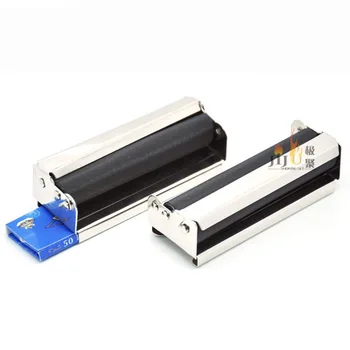 

Free Shipping 5pcs/lot Automatic Tobacco Roller Tin Cigar CIGARETTE ROLLING MACHINE 78mm Regular Portable Smoking Pipe R010c