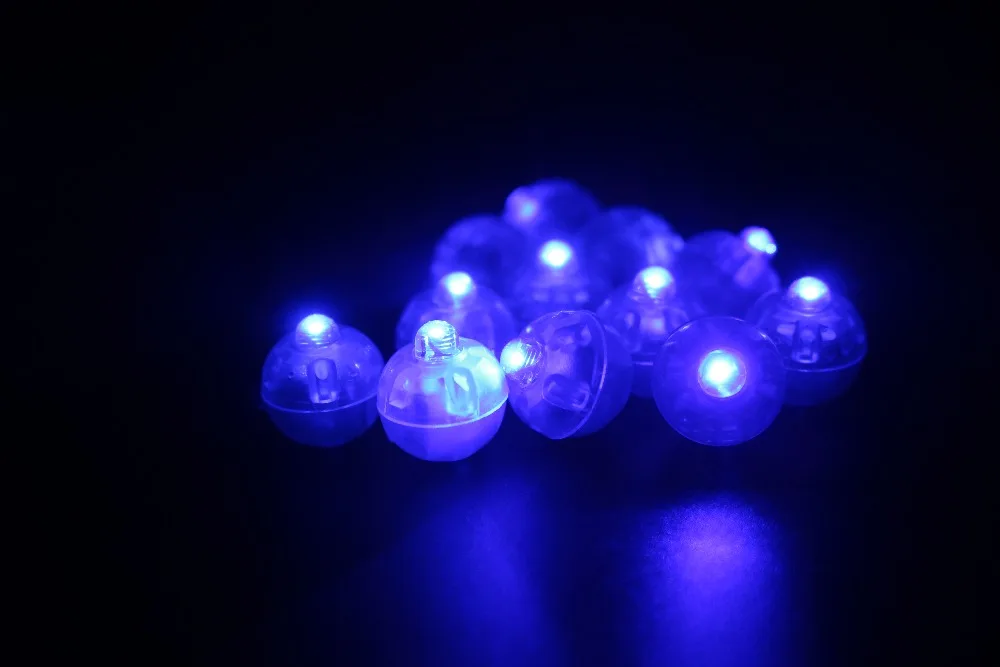 50 шт./лот круглый RGB LED флеш света воздушного шара желтый Мини Круглые лампы для вечеринки свадьбы Рождества ваза Бумага украшения-фонари