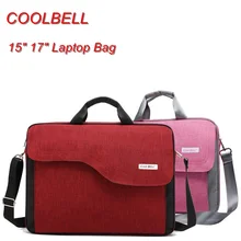 Новинка CoolBell CB-3039 15 дюймов 17 дюймов унисекс сумка на плечо для ноутбука сумка-мессенджер Противоударная водонепроницаемая сумка для ноутбука
