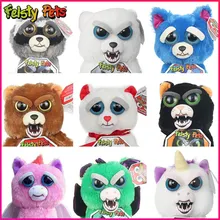 2019 New Mini Feisty Christmas Children Gift Change Face Pets Stuffed Animal Doll Plush Toys Kids Cute Prank toy Practical Jokes 2019 New Mini Feisty Christmas Children Gift Change Face Pets Stuffed Animal Doll Plush Toys Kids Cute Prank toy Practical Jokes