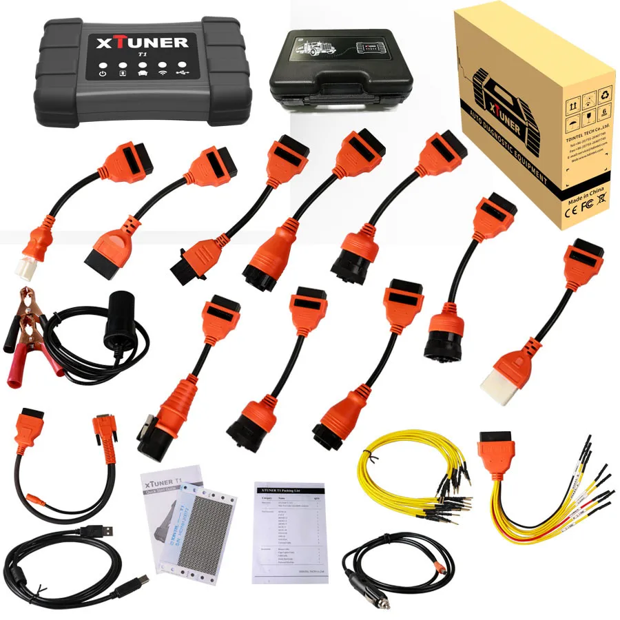 XTUNER T1 Scanner + Tablet for Heavy Duty Truck