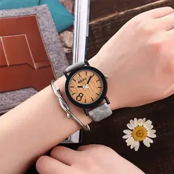 Meibo бренд моделирования моды деревянный шаблон наручные часы нового прибытия джинсовой ремешок кварцевые часы древесины женщины наручные