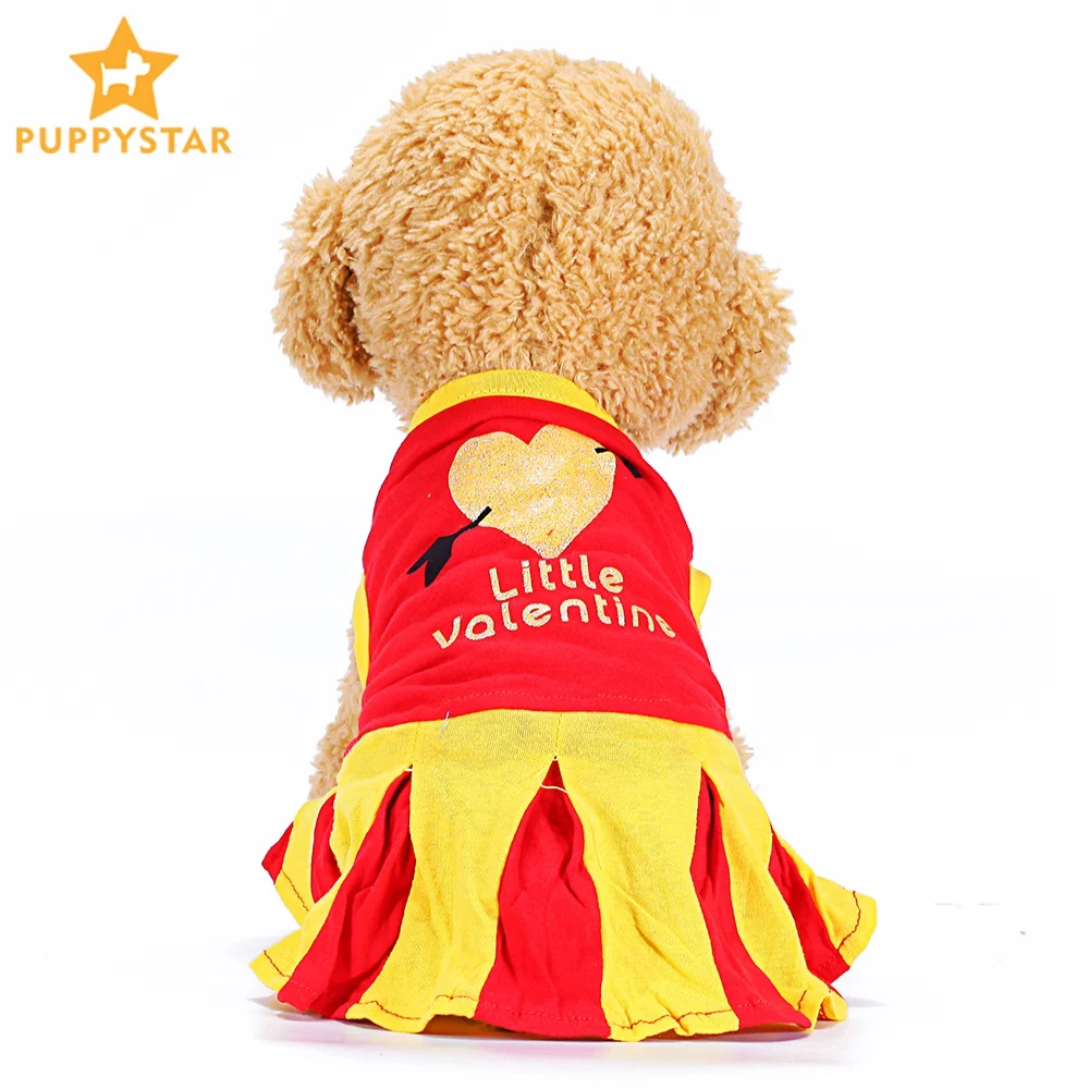 Cotton Dog Dress Pet Cat Clothing Cute Puppy Kitten Dresses Dogs