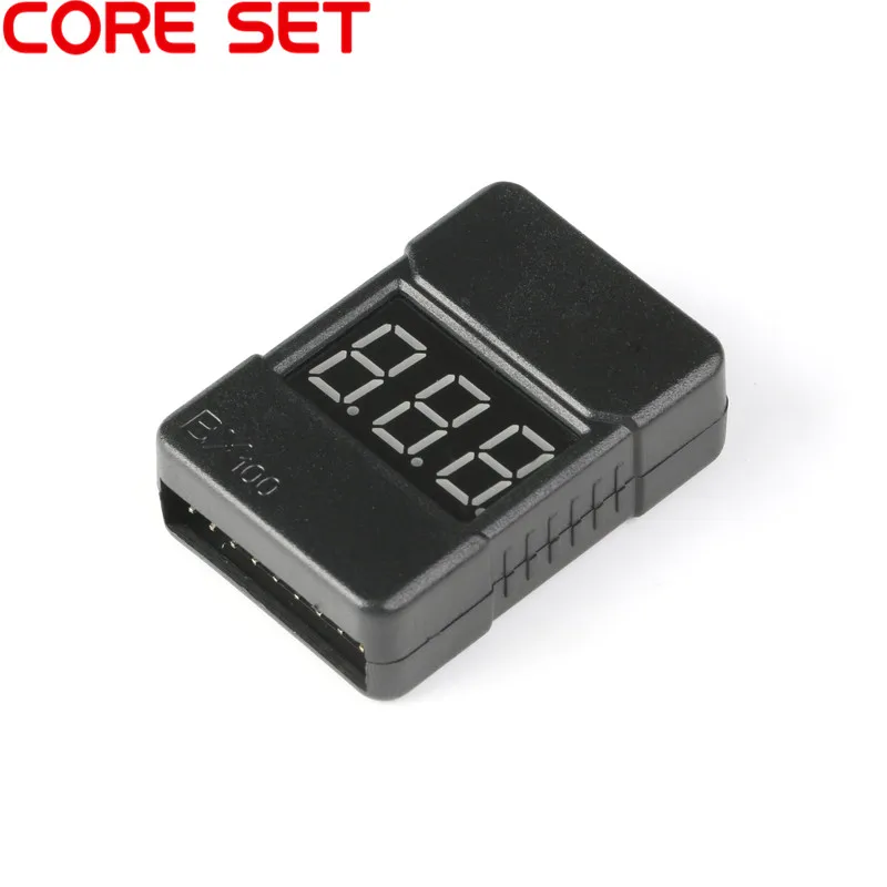 

Universal Digital LED 1S-8S Lipo/Li-ion/Fe Battery Voltage Tester Low Voltage Buzzer Alarm Hot Selling
