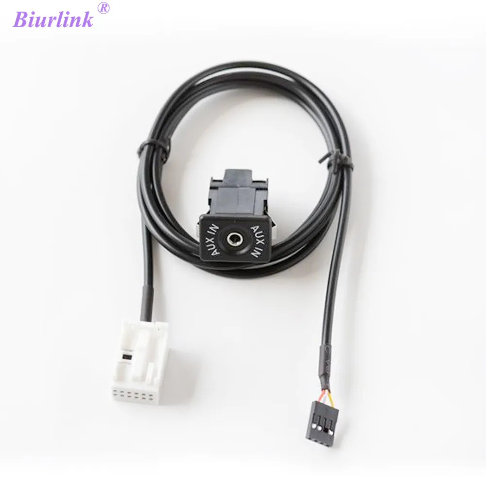 Biurlink DIY 12Pin разъем на 3 5 мм Aux кабель аудио комплект адаптер для Mercedes Comand APS NTG CD20 30