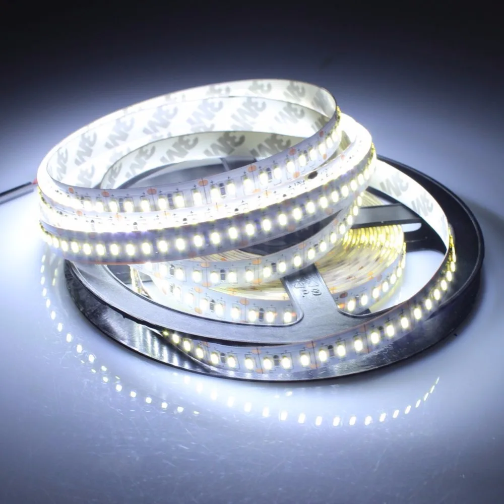 Светодиодная лента 3014 smd водонепроницаемый ip65 и не ip20 dc 12v 5m 1020led теплый белый
