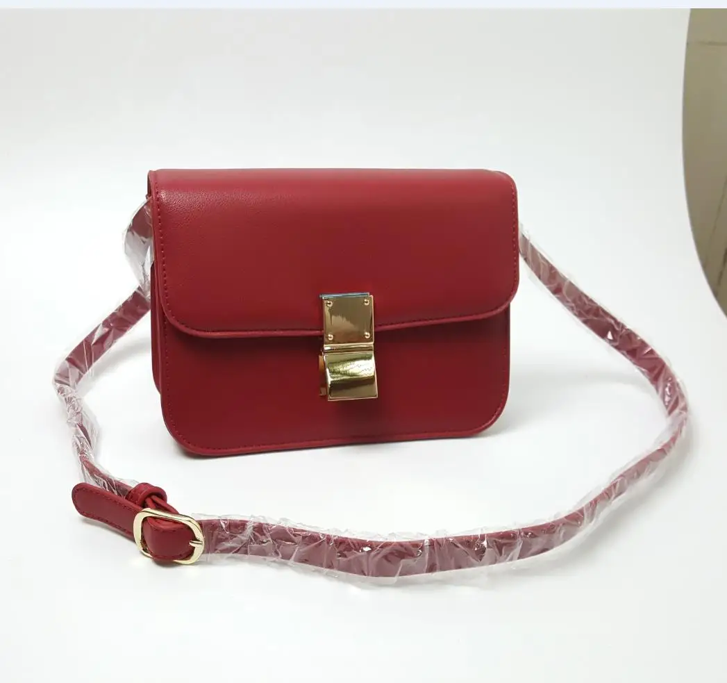 22CM Classic Design box shaped Flap Bag Shoulder Bag Women Messenger Bags A2224-in Crossbody ...