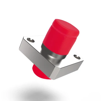 

100PCS Telecom Optical Fiber Adapter Connector FC/PC FC/APC Square Integrated Zinc Alloy Transfer Flange Coupler