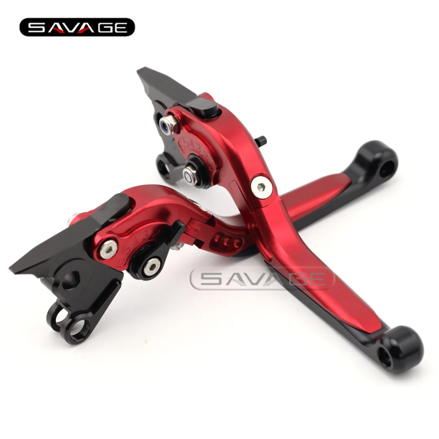 

For DUCATI 748 750 900 1000/SS 996 998/S/R ST4 GT1000 Red Motorcycle Adjustable Folding Extendable Brake Clutch Levers