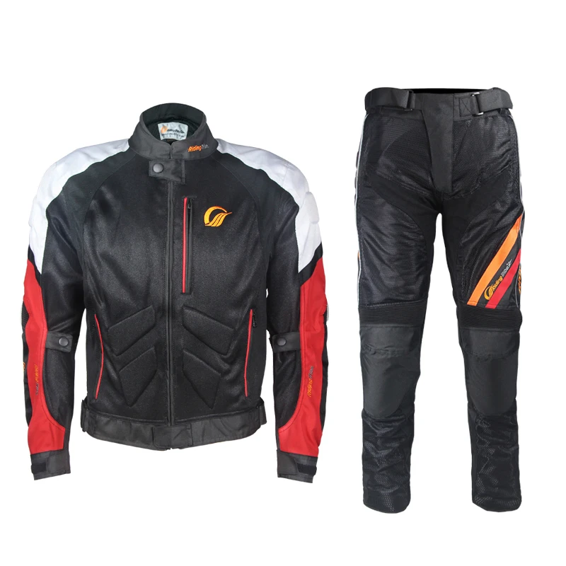 

Motorcycle Jacket Protective Gear Winter Windproof Motocross Suits Jacket &Pants Moto Jacket Armor Men Motorcycle Clothing JK-39
